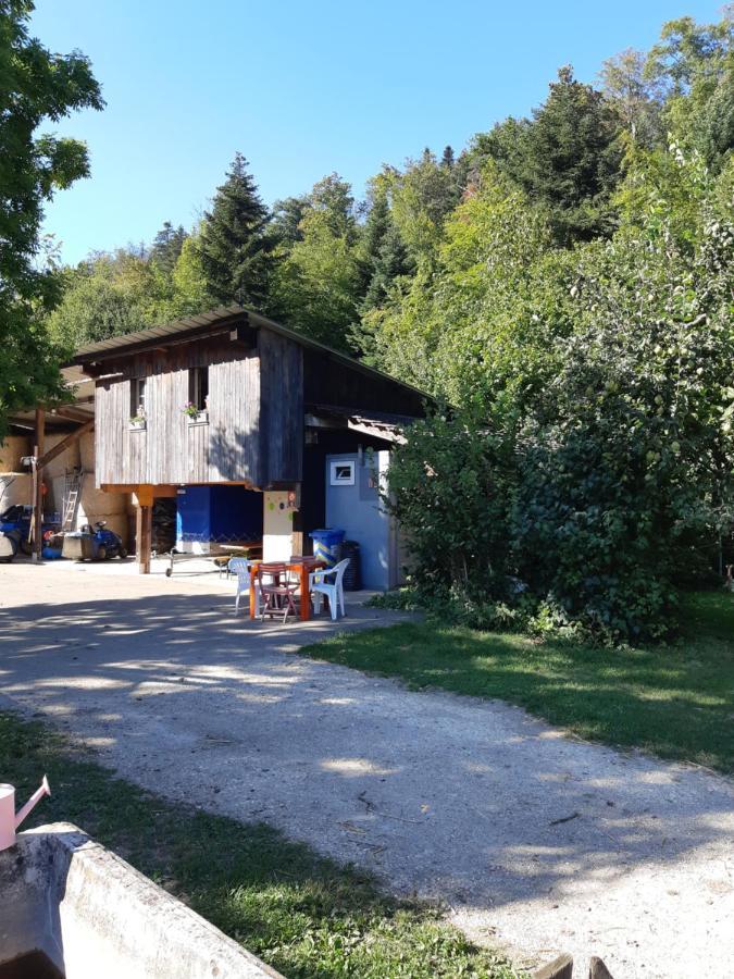 La Ferme Du Bonheur - Chez L'Gaby Hotel Porrentruy Bagian luar foto